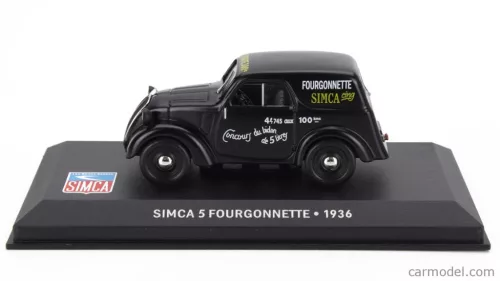 SIMCA  5 FOURGONNETTE 1936  BLACK