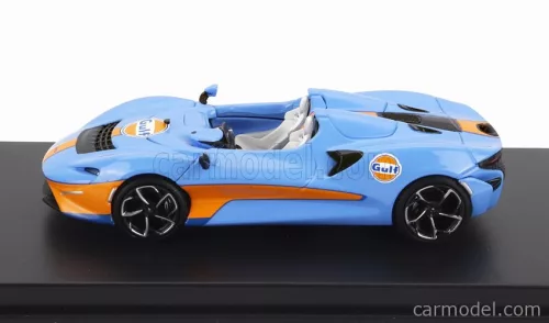 McLAREN  ELVA GULF LIVERY 2020  LIGHT BLUE ORANGE