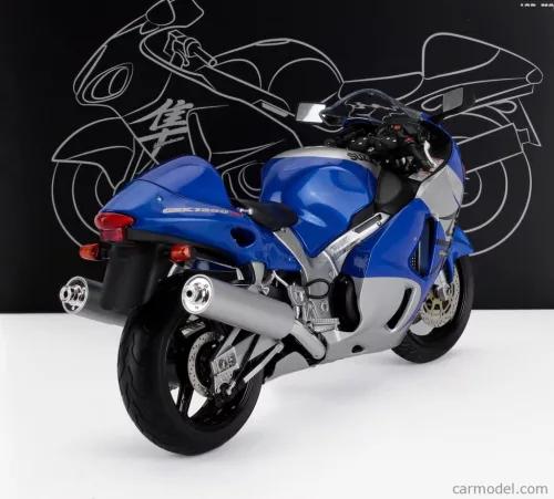 SUZUKI  GSX 1300R HAYABUSA 2001  BLUE SILVER