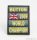 ACCESSORIES  F1  WORLD CHAMPION PLATE PIT BOARD - BRAWN GP MERCEDES BGP001 N 22 SEASON 2009 JENSON BUTTON  GREY BLACK YELLOW