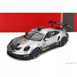   PORSCHE  911 992 GT3 CUP 4.2L TEAM PORSCHE MOTORSPORT N 911 PORSCHE SUPERCUP IMOLA 2022 JORGE LORENZO  WHITE GREY