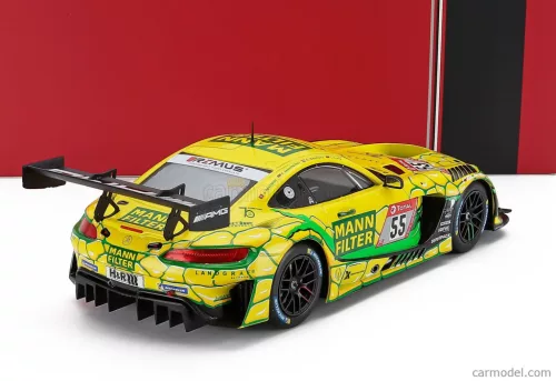 MERCEDES BENZ  AMG GT3 TEAM LANDGRAF N 55 24h NURBURUGRING 2022 PATRICK ASSENHEIMER - LUCA SANDRO TREFZ - DOMINIK BAUMANN - JULIEN APOTHELOZ  YELLOW GREEN