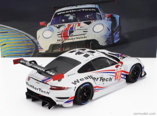 PORSCHE  911 991 RSR-19 4.2L TEAM WEATHERTECH RACING N 79 2nd LMGTE AM CLASS 24h LE MANS 2022 COOPER MACNEIL - JULIEN ANDLAUER - THOMAS MERRIL  WHITE