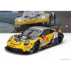   PORSCHE  911 991-2 4.2L RSR-19 TEAM HUBAUTO RACING N 72 24h LE MANS 2021 MAXIME MARTIN - ALVARO PARENTE - DRIES VANTHOOR  YELLOW BLACK SILVER