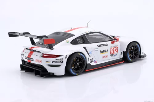 PORSCHE  911 991-2 RSR TEAM PORSCHE GT N 911 2nd GTLM CLASS 24h DAYTONA 2020 EARL BAMBER - MATHIEU JAMINET - LAURENS VANTHOOR  WHITE RED