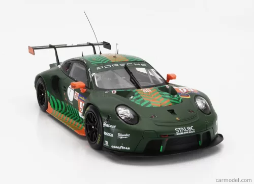 PORSCHE  911 991-2 RSR TEAM PROTON COMPETITION N 93 ELMS 2021 MICHAEL FASSBENDER - RICHARD LIETZ - FELIPE FERNANDEZ LASER  GREEN