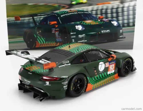 PORSCHE  911 991-2 RSR TEAM PROTON COMPETITION N 93 ELMS 2021 MICHAEL FASSBENDER - RICHARD LIETZ - FELIPE FERNANDEZ LASER  GREEN