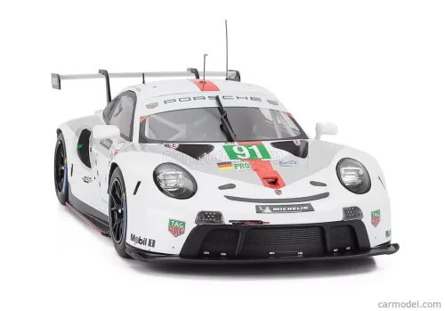 PORSCHE  911 991-2 RSR-19 4.2L TEAM PORSCHE GT N 91 24h LE MANS 2021 GIANMARIA BRUNI - RICHARD LIETZ - FREDERIC MAKOWIECKI  WHITE GREY