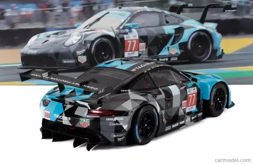 PORSCHE  911 991 RSR-19 4.2L TEAM DEMPSEY PROTON RACING N 77 24h LE MANS 2022 CHRISTIAN RIED - SEBASTIAN PRIAULX - HARRY TINCKNELL  GREY BLACK LIGHT BLUE