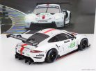 PORSCHE  911 991-2 RSR-19 4.2L TEAM PORSCHE GT N 92 24h LE MANS 2022 MICHAEL CHRISTENSEN - KEVIN ESTRE - LAURENS VANTHOOR  WHITE GREY RED
