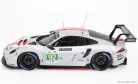 PORSCHE  911 991-2 RSR-19 4.2L TEAM PORSCHE GT N 92 24h LE MANS 2022 MICHAEL CHRISTENSEN - KEVIN ESTRE - LAURENS VANTHOOR  WHITE GREY RED