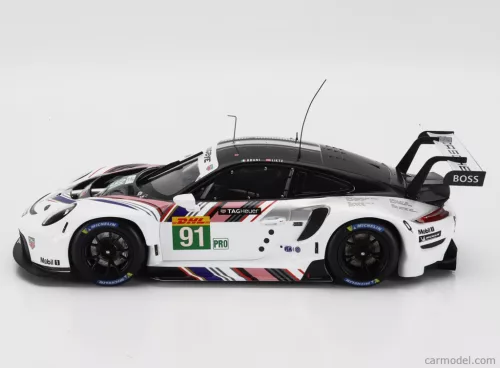 PORSCHE  911 RSR-19 GOODBYE TEAM PORSCHE GT N 91 LAST RACE WEC 8h BAHRAIN 2022 GIANMARIA BRUNI - RICHARD LIETZ  WHITE BLACK