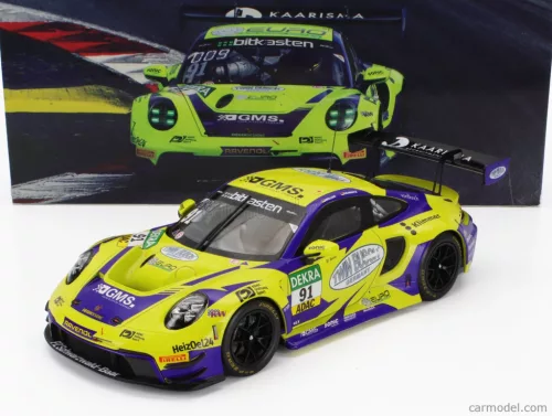 PORSCHE  911 992 GT3 R TEAM JOOS BY RACEmotion N 91 ADAC GT MASTERS 2023 FINN GEHRSITZ - SVEN MULLER  YELLOW BLUE