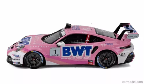 PORSCHE  911 992 GT3 CUP 4.2L TEAM BMW LECHNER RACING N 1 CHAMPION PORSCHE SUPERCUP 2023 BASTIAN BUUS  PINK
