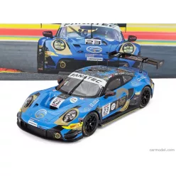   PORSCHE  911 992 GT3 R 4.2L TEAM PHANTOM GLOBAL RACING N 23 24th SPA 2024 JAXON EVANS - JOEL ERIKSSON - THOMAS PREINING  BLUE BLACK