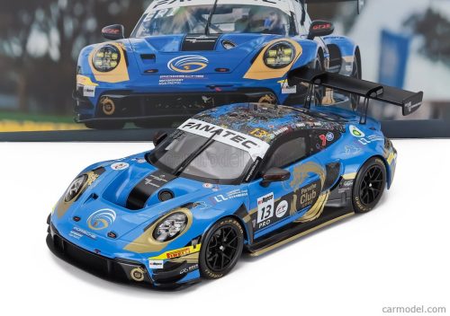 PORSCHE  911 992 GT3 R 4.2L TEAM PHANTOM GLOBAL RACING N 13 4th 12h BATHURST 2024 JAXON EVANS - JOEL ERIKSSON - THOMAS PREINING  BLUE BLACK GOLD