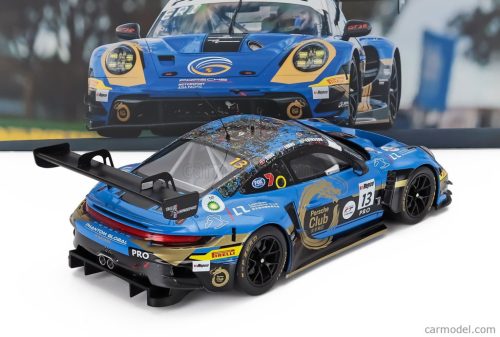 PORSCHE  911 992 GT3 R 4.2L TEAM PHANTOM GLOBAL RACING N 13 4th 12h BATHURST 2024 JAXON EVANS - JOEL ERIKSSON - THOMAS PREINING  BLUE BLACK GOLD