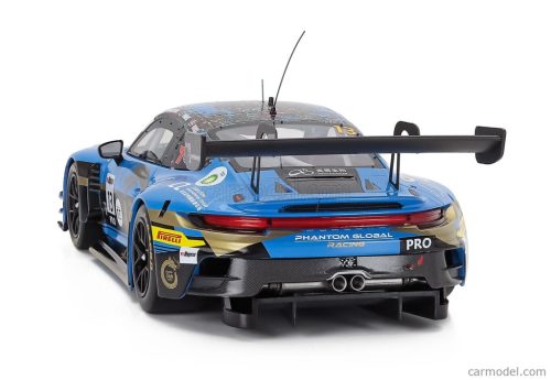 PORSCHE  911 992 GT3 R 4.2L TEAM PHANTOM GLOBAL RACING N 13 4th 12h BATHURST 2024 JAXON EVANS - JOEL ERIKSSON - THOMAS PREINING  BLUE BLACK GOLD