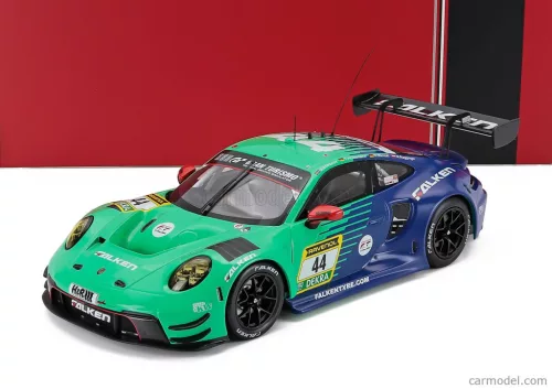 PORSCHE  911 992 GT3 R TEAM FALKEN MOTORSPORTS N 44 24h NURBURGRING 2024 JOEL ERIKSSON - TIM HEINEMANN - NICO MENZEL - MARTIN RAGGINGER  LIGHT GREEN BLUE