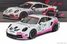 PORSCHE  911 992-2 GT3 TEAM PADERBORN N 91 PORSCHE CARRERA CUP GERMANY SEASON 2025 GIANLUCA TUCCAROGLU  WHITE PINK