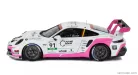 PORSCHE  911 992-2 GT3 TEAM PADERBORN N 91 PORSCHE CARRERA CUP GERMANY SEASON 2025 GIANLUCA TUCCAROGLU  WHITE PINK
