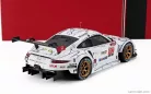 PORSCHE  911 991 RSR PORSCHE GT TEAM N 912 2nd GTLM-CLASS PETIT LE MANS 2018 EARL BAMBER - LAURENS VANTHOOR - MATHIEU JAMINET  WHITE