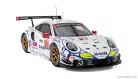 PORSCHE  911 991 RSR PORSCHE GT TEAM N 912 2nd GTLM-CLASS PETIT LE MANS 2018 EARL BAMBER - LAURENS VANTHOOR - MATHIEU JAMINET  WHITE