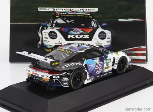 PORSCHE  911 992 GT3 R TEAM KUS BERNHARD N 75 DTM SEASON 2023 LAURIN HEINRICH  WHITE BLACK