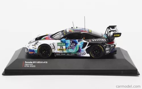 PORSCHE  911 992 GT3 R TEAM KUS BERNHARD N 75 DTM SEASON 2023 LAURIN HEINRICH  WHITE BLACK