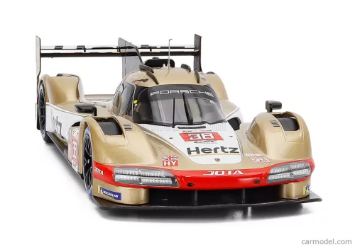 PORSCHE  963 9RD 4.6L TURBO V8 TEAM HERTZ JOTA N 38 24h LE MANS 2023 ANTONIO FELIX DA COSTA - WILL STEVENS - YIFEI YE  GOLD MET WHITE