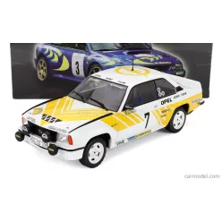   OPEL  ASCONA 400 (night version) N 7 WINNER RALLY SWEDEN 1980 ANDERS KULLANG - BRUNO BERGLUND  WHITE YELLOW