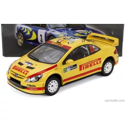   PEUGEOT  307 WRC N 25 3rd RALLY ARGENTINA 2006 GIANLUIGI GALLI - GIOVANNI BERNACCHINI  YELLOW RED