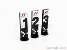 ACCESSORIES  F1  WORLD CHAMPION PLATE PIT BOARD - 1st - 2nd - 3rd PLACE  GREY BLACK YELLOW