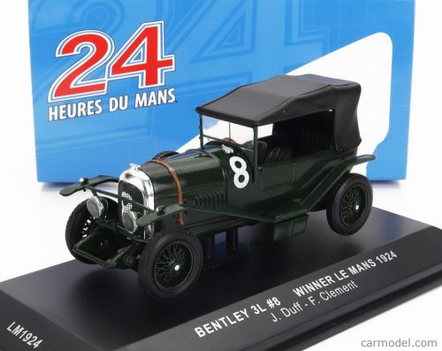 BENTLEY 3-LITRE 3.0L TEAM BENTLEY MOTORS LIMITED N 8 WINNER 24h LE MANS 1924 J.DUFF - F.CLEMENT