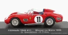 FERRARI  250TR TESTAROSSA 3.0L V12 SPIDER TEAM SCUDERIA FERRARI SPA N 11 WINNER 24h LE MANS 1960 P.FRERE - O.GENDEBIEN