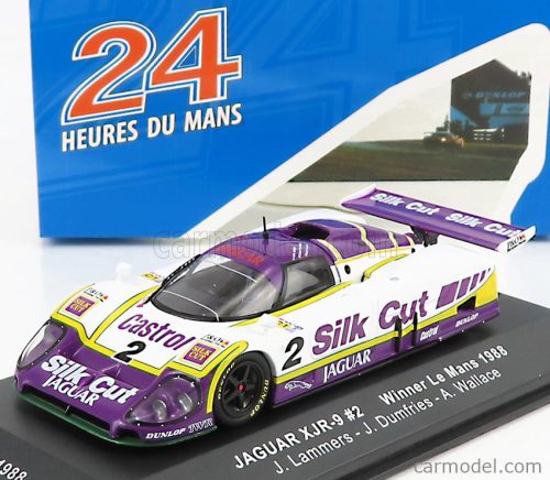 JAGUAR  XJR-9 7.0L V12 TEAM TOM WALKINSHAW RACING N 2 WINNER 24h LE MANS 1988 J.DUMFRIES - J.LAMMERS - A.WALLACE