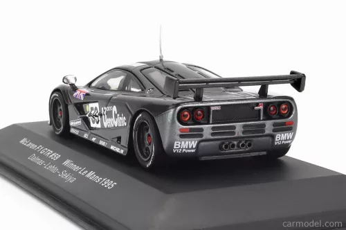 McLAREN  F-1 GTR UENO CLINIC N 59 WINNER 24h LE MANS 1995 (night version) Y.DALMAS - M.SEKIYA - J-J.LEHTO  BLACK MET GREY