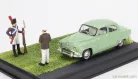 SIMCA  P60 1961 - LE GROGNARD - WITH FIGURES  LIGHT GREEN