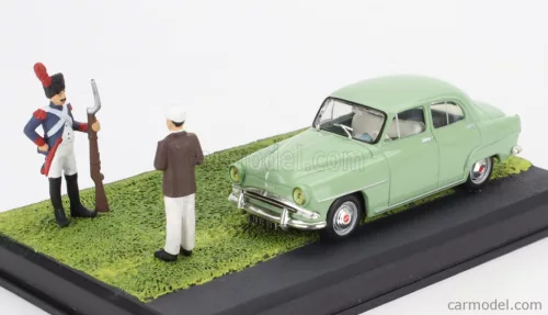 SIMCA  P60 1961 - LE GROGNARD - WITH FIGURES  LIGHT GREEN
