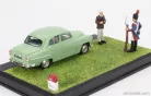 SIMCA  P60 1961 - LE GROGNARD - WITH FIGURES  LIGHT GREEN