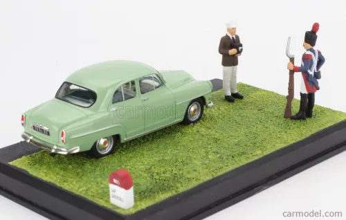 SIMCA  P60 1961 - LE GROGNARD - WITH FIGURES  LIGHT GREEN