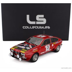   ALFA ROMEO  ALFETTA GT GR.2 (night version) N 3 3rd RALLY TOUR DE COURSE 1975 JEAN CLAUDE ANDRUET - YVES JOUANNY  RED BLACK