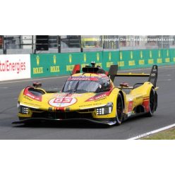   FERRARI  499P 3.0L TURBO V6 TEAM AF CORSE N  83 24h LE MANS 2024 ROBERT KUBICA - ROBERT SHWARTZMAN - YIFEI YE  YELLOW RED