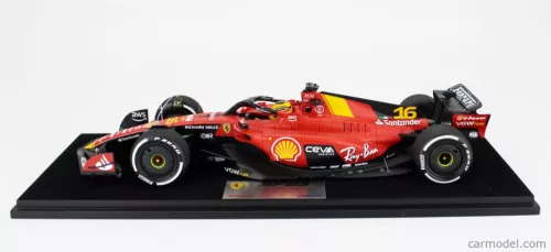 FERRARI  F1  SF-23 TEAM SCUDERIA FERRARI N 16 MONZA ITALY GP 2023 CHARLES LECLERC  RED BLACK