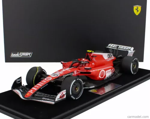 FERRARI  F1  SF-23 TEAM SCUDERIA FERRARI N 55 USA LAS VEGAS GP 2023 CARLOS SAINZ  RED WHITE BLACK