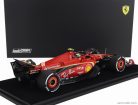 FERRARI  F1  SF-24 TEAM SCUDERIA FERRARI N 38 7th SAUDI ARABIA GP 2024 OLIVER BEARMAN - CON VETRINA - WITH SHOWCASE  RED BLACK