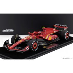   FERRARI  F1  SF-24 TEAM SCUDERIA FERRARI N 55 WINNER AUSTRALIAN GP 2024 CARLOS SAINZ - CON VETRINA - WITH SHOWCASE  RED BLACK