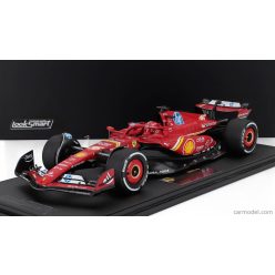   FERRARI  F1  SF-24 TEAM SCUDERIA FERRARI N 16 WINNER AUSTIN USA GP 2024 CHARLES LECLERC - CON VETRINA - WITH SHOWCASE  RED WHITE BLACK