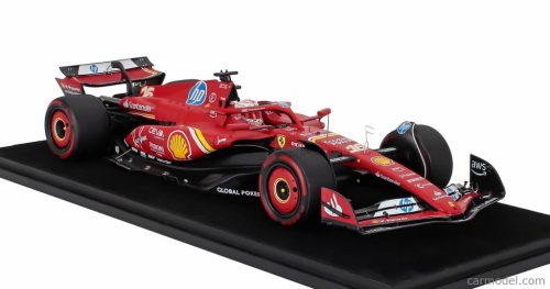 FERRARI  F1  SF-24 TEAM SCUDERIA FERRARI N 16 3rd MEXICO GP 2024 CHARLES LECLERC - CON VETRINA - WITH SHOWCASE  RED WHITE BLACK