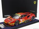 FERRARI  488 GTE EVO 3.9L TURBO V8 TEAM AF CORSE N 21 24h LE MANS 2023 SIMON MANN - ULYSSE DE PAUW - JULIEN PIGUET  RED YELLOW
